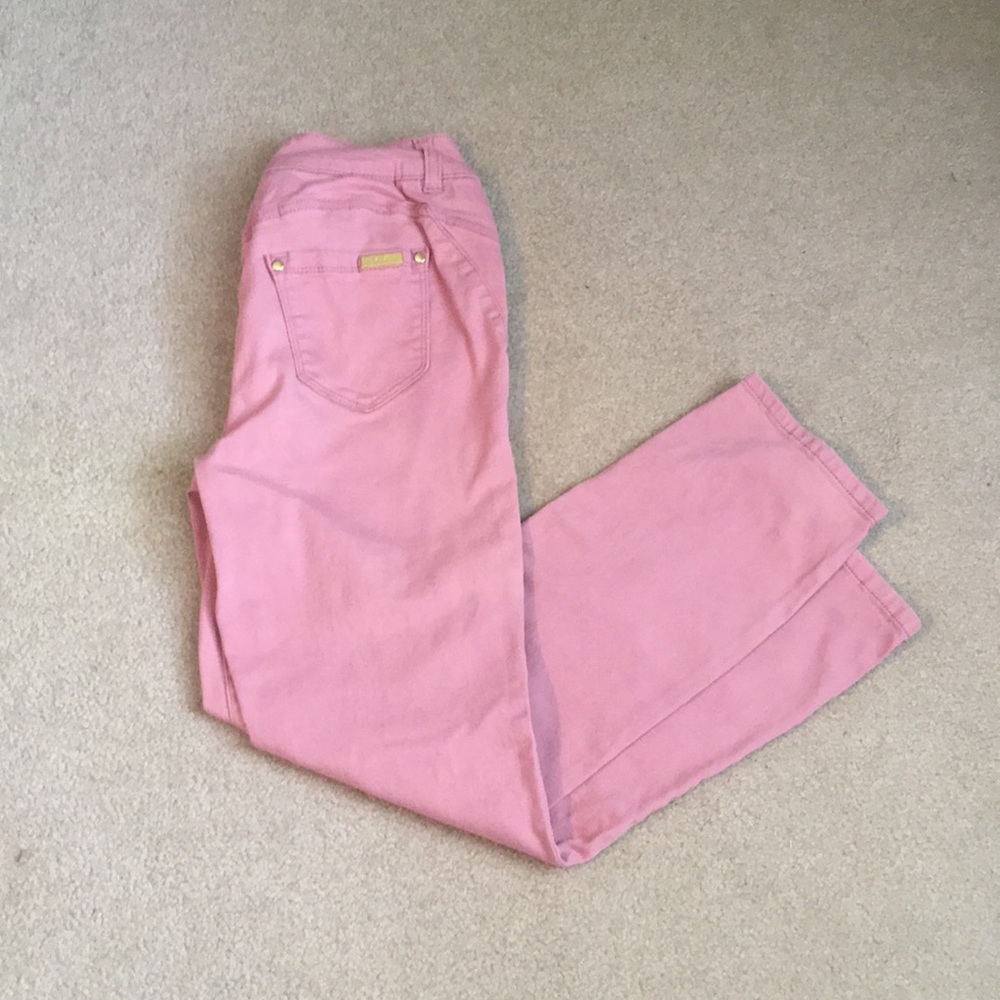 IMAN rosy pink skinny jeans